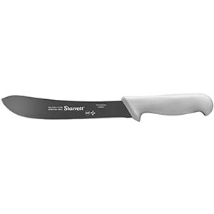 Starrett Stainless Steel Chef's Knife - Narrow Curved 8-inch - White Starrett Stainless Steel Chef's Knife - Narrow Curved 8-inch - White