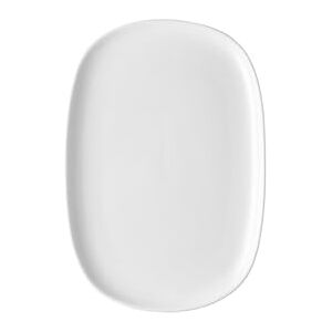 Alessi NF07/22 36 Oval Serving Plate, Porcelain, White Alessi NF07/22 36 Oval Serving Plate, Porcelain, White