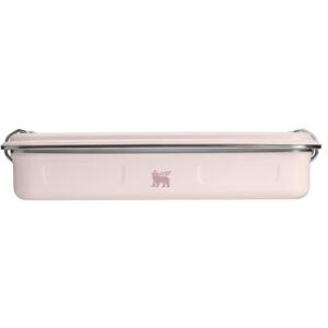Stanley 1913 The Useful Classic Box 1.2L Dishwasher Safe Stainless Steel Lunch Box Stackable Sandwich Box BPA-Free Secure Closure Rose Quartz Stanley 1913 The Useful Classic Box 1.2L Dishwasher Safe Stainless Steel Lunch Box Stackable Sandwich Box BPA-Free Secure Closure Rose Quartz