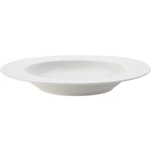 Maxwell & Williams White Basics Diamonds Soup Bowl, Wide Rim, Porcelain, White, 22.5 cm Maxwell & Williams White Basics Diamonds Soup Bowl, Wide Rim, Porcelain, White, 22.5 cm