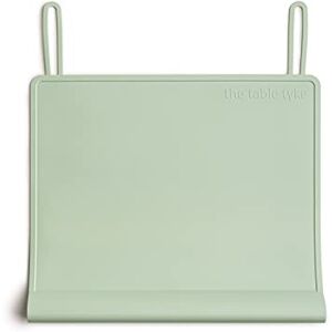 The Table Tyke 100% Silicone Placemat with Teething Edge Bumper/Spill Stopper Dishwasher Safe, Travel Ready Non-Slip Suction Activity Mat for Infants, Babies, Toddlers, Children, Kids (Sage Green) The Table Tyke 100% Silicone Placemat with Teething Edge Bumper/Spill Stopper Dishwasher Safe, Travel Ready Non-Slip Suction Activity Mat for Infants, Babies, Toddlers, Children, Kids (Sage Green)