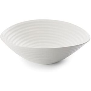 Portmeirion Sophie Conran for CPW76821-X Salad Bowl, Porcelain, White, 33 x 33 x 11 cm Portmeirion Sophie Conran for CPW76821-X Salad Bowl, Porcelain, White, 33 x 33 x 11 cm