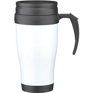 eBuyGB Handle & Screw Lid Insulated 400ml Travel Mug, Double-Walled Plastic Thermos Coffee Cup, 400 Grams eBuyGB Handle & Screw Lid Insulated 400ml Travel Mug, Double-Walled Plastic Thermos Coffee Cup, 400 Grams