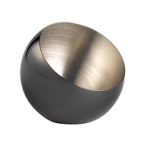 APS Sphere 40772 Bowl Set of 3 Diameter 8 cm Height 7 cm 0.1 Litre Stainless Steel Gunmetal Look APS Sphere 40772 Bowl Set of 3 Diameter 8 cm Height 7 cm 0.1 Litre Stainless Steel Gunmetal Look