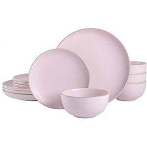 Gibson Home 131712.12R Rockaway Round Stoneware Dinnerware Set - Dinnerware Set Gibson Home 131712.12R Rockaway Round Stoneware Dinnerware Set - Dinnerware Set