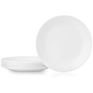 Corelle Dinner Plates, 8-Piece, Winter Frost White 1135857 Corelle Dinner Plates, 8-Piece, Winter Frost White 1135857
