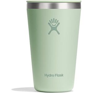 Hydro Flask All Around Tumbler 473 ml (16 oz) with Closable Spill Proof Press-In Lid Stainless Steel Double Wall Vacuum Insulated Aloe Hydro Flask All Around Tumbler 473 ml (16 oz) with Closable Spill Proof Press-In Lid Stainless Steel Double Wall Vacuum Insulated Aloe