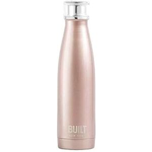 Built Perfect Seal Double-Walled Insulated Stainless Steel Water Bottle, 500 ml, Rose Gold Built Perfect Seal Double-Walled Insulated Stainless Steel Water Bottle, 500 ml, Rose Gold