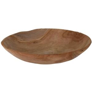 Wellhome Round Bowl - Teca Wood - Decoration or Practical Use Wellhome Round Bowl - Teca Wood - Decoration or Practical Use
