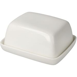 Butter Dish White Glazed Kaiser Porcelain Butter Dish White Glazed Kaiser Porcelain