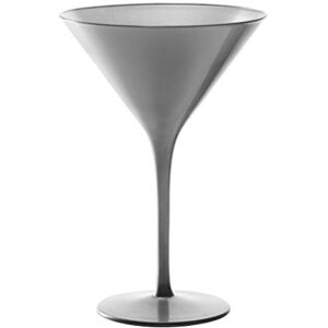 Stölzle Lausitz Elements Set of 6 Cocktail Bowls 240ml Martini Glasses Silver Dishwasher and Shock Safe Premium Crystal Glass Martini Glasses Stölzle Lausitz Elements Set of 6 Cocktail Bowls 240ml Martini Glasses Silver Dishwasher and Shock Safe Premium Crystal Glass Martini Glasses