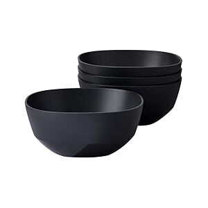 Mepal Serving bowl 4 pieces Silueta Dishwasher & microwave resistant Salad bowl Tapas bowls Tableware 750 ml Nordic black Mepal Serving bowl 4 pieces Silueta Dishwasher & microwave resistant Salad bowl Tapas bowls Tableware 750 ml Nordic black