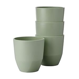 Mepal Cup 4 pieces Silueta Tea and coffee cup Dishwasher & microwave resistant Tableware 200 ml Nordic sage Mepal Cup 4 pieces Silueta Tea and coffee cup Dishwasher & microwave resistant Tableware 200 ml Nordic sage