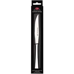 Tala Performance Set of 4 Stainless Steel Steak Knives, Sharp Serrated Edge, Rust and Stain Resistant, Non-Slip Grip, Dishwasher Safe with a Mirror Polish Dishwasher Safe with a Mirror Polish Finish Tala Performance Set of 4 Stainless Steel Steak Knives, Sharp Serrated Edge, Rust and Stain Resistant, Non-Slip Grip, Dishwasher Safe with a Mirror Polish Dishwasher Safe with a Mirror Polish Finish