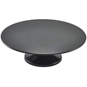 Genware DH942 Black Melamine Cake Stand, 33cm/13 Inch Genware DH942 Black Melamine Cake Stand, 33cm/13 Inch