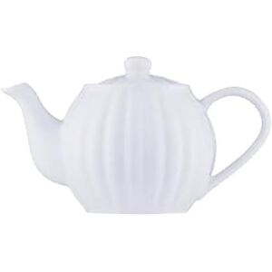 Kensington Luxe 2 Cup Stoneware Teapot 450 ml (2 Cup Teapot White) Kensington Luxe 2 Cup Stoneware Teapot 450 ml (2 Cup Teapot White)