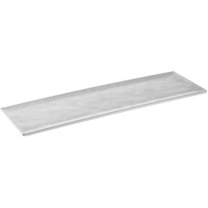 APS Footmark 85328 GN 2/4 Tray Melamine 53 x 16.2 cm White/Grey GN System Dishwasher Safe APS Footmark 85328 GN 2/4 Tray Melamine 53 x 16.2 cm White/Grey GN System Dishwasher Safe