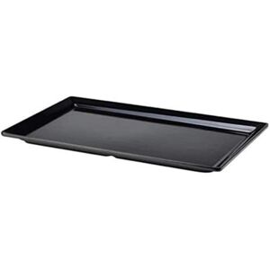 Genware DH042 Black Melamine Platter GN 1/1 53 x 32cm Genware DH042 Black Melamine Platter GN 1/1 53 x 32cm