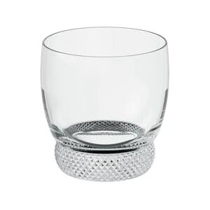 Villeroy & Boch Octavie Whiskey Glass, Nostalgic Crystal Glass with Pebble Decoration Below The Goblet, Clear, Dishwasher Safe, 360 ml Villeroy & Boch Octavie Whiskey Glass, Nostalgic Crystal Glass with Pebble Decoration Below The Goblet, Clear, Dishwasher Safe, 360 ml
