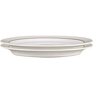 Denby Natural Canvas Dinner Plate Set of 2, White Denby Natural Canvas Dinner Plate Set of 2, White