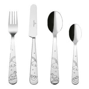 Villeroy & Boch Boho Kids "Walk Like an Elephant" Children's Cutlery, 4pcs. Cutlery Set for Kids (Fork, Knife, Table Spoon, Teaspoon), Stainless Steel, Dishwasher Safe Villeroy & Boch Boho Kids "Walk Like an Elephant" Children's Cutlery, 4pcs. Cutlery Set for Kids (Fork, Knife, Table Spoon, Teaspoon), Stainless Steel, Dishwasher Safe