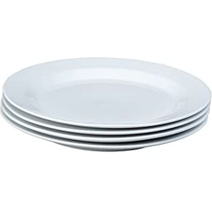 Denby James Martin Everyday Set of 4 Salad Plates, White, 22.5 centimeters Denby James Martin Everyday Set of 4 Salad Plates, White, 22.5 centimeters