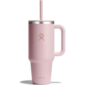Hydro Flask Travel Tumbler 1180 ml (40 oz) with Closable Press-In Straw Lid Stainless Steel Double Wall Vacuum Insulated Splash resistant lid Trillium Hydro Flask Travel Tumbler 1180 ml (40 oz) with Closable Press-In Straw Lid Stainless Steel Double Wall Vacuum Insulated Splash resistant lid Trillium
