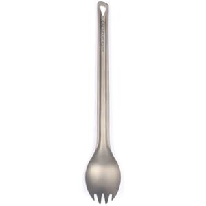 Lifeventure Titanium Long Handled Spork – Ultra Lightweight Extra-Long Spork Ideal for Camping Or Travel Lifeventure Titanium Long Handled Spork – Ultra Lightweight Extra-Long Spork Ideal for Camping Or Travel
