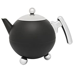 Bredemeijer Teapot Bella Ronde 1.2L matt Black, 240x160x185 Bredemeijer Teapot Bella Ronde 1.2L matt Black, 240x160x185