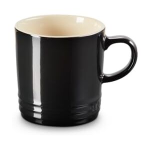 LE CREUSET Stoneware Coffee Mug, 350 ml, Black Onyx, 70302351400002 LE CREUSET Stoneware Coffee Mug, 350 ml, Black Onyx, 70302351400002