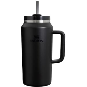 Stanley 1913 Quencher H2.0 FlowState Tumbler 1.9L Cold for 15 Hours Iced for 60 Hours Water Bottle with Straw, Handle and Lid Dishwasher Safe Travel Mug for Cold Drinks Black Stanley 1913 Quencher H2.0 FlowState Tumbler 1.9L Cold for 15 Hours Iced for 60 Hours Water Bottle with Straw, Handle and Lid Dishwasher Safe Travel Mug for Cold Drinks Black
