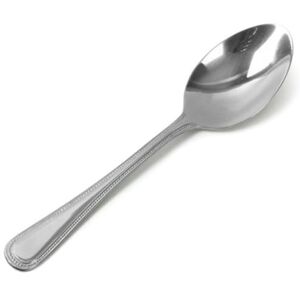 Genware TRTAZ11A Bead Cutlery Dessert Spoons Pack of 12 Stainless Steel Dessert Spoons, Silver Genware TRTAZ11A Bead Cutlery Dessert Spoons Pack of 12 Stainless Steel Dessert Spoons, Silver