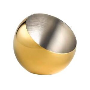 APS Sphere 40770 Bowl Set of 3 Diameter 8 cm Height 7 cm 0.1 Litre Stainless Steel Gold Look APS Sphere 40770 Bowl Set of 3 Diameter 8 cm Height 7 cm 0.1 Litre Stainless Steel Gold Look