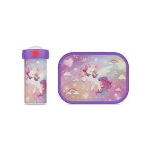 Mepal Lunch Set Campus Lunch Set For Children with School Beaker & Lunch Box For School or On The Go Dishwasher Safe & BPA-free 300 + 750 ml Unicorn Glow Mepal Lunch Set Campus Lunch Set For Children with School Beaker & Lunch Box For School or On The Go Dishwasher Safe & BPA-free 300 + 750 ml Unicorn Glow