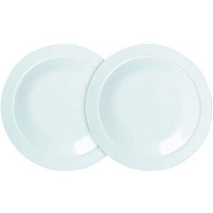 Denby White Porcelain Small Plates Set of 2 19cm Dishwasher Microwave Safe Crockery Chip & Crack Resistant Glazed Appetiser Side Plates Denby White Porcelain Small Plates Set of 2 19cm Dishwasher Microwave Safe Crockery Chip & Crack Resistant Glazed Appetiser Side Plates