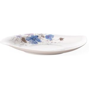 Villeroy & Boch Mariefleur Gris Serve & Salad Bowl, Premium Porcelain, White/Multicoloured Villeroy & Boch Mariefleur Gris Serve & Salad Bowl, Premium Porcelain, White/Multicoloured