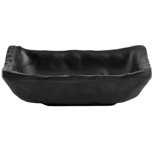 H&H Set of 6 Rectangular Bowls in Black Melamine 7 x 9 x h3 cm H&H Set of 6 Rectangular Bowls in Black Melamine 7 x 9 x h3 cm
