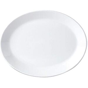 Steelite Nextday Catering V0029 Simplicity Oval Dish Coupe, 12", White (Pack of 12) Steelite Nextday Catering V0029 Simplicity Oval Dish Coupe, 12", White (Pack of 12)