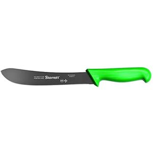 Starrett Professional Stainless Steel Chefs Steak Knives Narrow Curved Profile 10-inch (250mm) Green Handle Starrett Professional Stainless Steel Chefs Steak Knives Narrow Curved Profile 10-inch (250mm) Green Handle