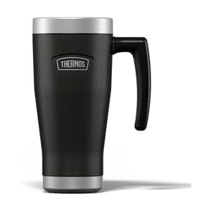 Thermos Icon Granite Black Travel Mug (470ml), Reusable Insulated Stainless Steel Coffee Cup for Hot or Cold Drinks, Vacuum Sealed Water Flask with a Leak-Proof Lid, 7hr Hot/22hr Cold Thermos Icon Granite Black Travel Mug (470ml), Reusable Insulated Stainless Steel Coffee Cup for Hot or Cold Drinks, Vacuum Sealed Water Flask with a Leak-Proof Lid, 7hr Hot/22hr Cold
