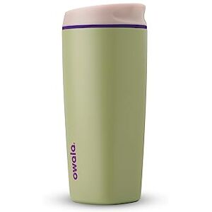 Owala SmoothSip Insulated Stainless Steel Coffee Tumbler, Reusable Cup, Travel Mug, 590ml, Green (Hip Cactus) Owala SmoothSip Insulated Stainless Steel Coffee Tumbler, Reusable Cup, Travel Mug, 590ml, Green (Hip Cactus)