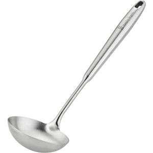 Stanley Monobloc Stainless Steel Soup Ladle, Satin Finish Kitchen Utensil with Deep Bowl, Hanging Loop & Dishwasher Safe, Cooking Ladle for Serving Soups, Stews & Sauces, 33.5x9.5x2.1cm Stanley Monobloc Stainless Steel Soup Ladle, Satin Finish Kitchen Utensil with Deep Bowl, Hanging Loop & Dishwasher Safe, Cooking Ladle for Serving Soups, Stews & Sauces, 33.5x9.5x2.1cm