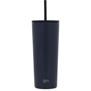 Simple Modern Insulated Tumbler with Straw and Lid Iced Coffee Cup Reusable Stainless Steel Water Bottle Travel Mug Gifts for Women and Men Classic Collection 710ml Deep Ocean Simple Modern Insulated Tumbler with Straw and Lid Iced Coffee Cup Reusable Stainless Steel Water Bottle Travel Mug Gifts for Women and Men Classic Collection 710ml Deep Ocean
