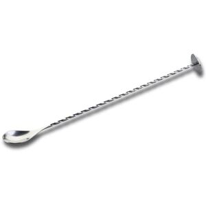 Fackelmann Cocktail Spoon 27 cm Stainless Steel 270 mm for Cocktails and Iced Coffee, Rustproof, Stable and Durable for Large Glasses, Dishwasher Safe Fackelmann Cocktail Spoon 27 cm Stainless Steel 270 mm for Cocktails and Iced Coffee, Rustproof, Stable and Durable for Large Glasses, Dishwasher Safe