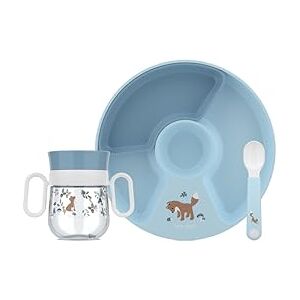 Mepal Baby dinnerware 3-Piece Set Mio Little Dutch Includes Leak-Proof Sippy Cup, Trainer Plate & Trainer Spoon Dishwasher Safe & BPA-Free Set of 3 Forest Friends Mepal Baby dinnerware 3-Piece Set Mio Little Dutch Includes Leak-Proof Sippy Cup, Trainer Plate & Trainer Spoon Dishwasher Safe & BPA-Free Set of 3 Forest Friends