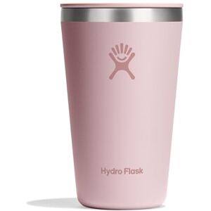 Hydro Flask All Around Tumbler 473 ml (16 oz) with Closable Spill Proof Press-in Lid Stainless Steel Double Wall Vacuum Insulated Trillium Hydro Flask All Around Tumbler 473 ml (16 oz) with Closable Spill Proof Press-in Lid Stainless Steel Double Wall Vacuum Insulated Trillium