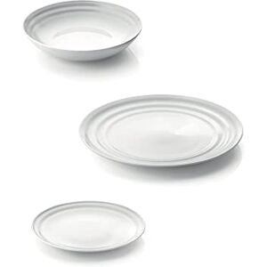 Guzzini White Everyday Set of 6 Place Settings 'Gocce' Guzzini White Everyday Set of 6 Place Settings 'Gocce'