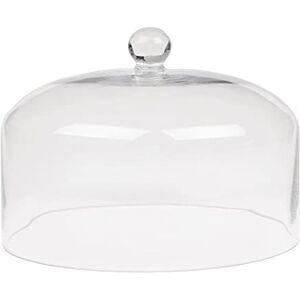 Olympia Glass Cake Stand Dome Lid, 285(Dia) x 200(H) mm, High Clarity Clear Glass, Protects Homemade Cakes Afternoon Tea Scones, Fits Base CS013 (sold separately), CS014 Olympia Glass Cake Stand Dome Lid, 285(Dia) x 200(H) mm, High Clarity Clear Glass, Protects Homemade Cakes Afternoon Tea Scones, Fits Base CS013 (sold separately), CS014