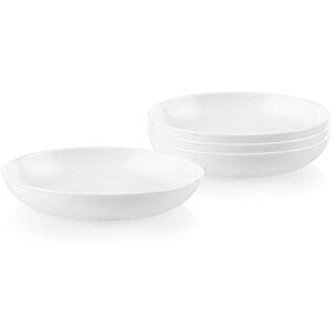 Corelle White Versa Bowls for Pasta, 4 Pack, 30oz Made in The USA Easy to Clean Bowls are Lightweight Resistant to Chips & Cracks Dishwasher and Microwave Safe Corelle White Versa Bowls for Pasta, 4 Pack, 30oz Made in The USA Easy to Clean Bowls are Lightweight Resistant to Chips & Cracks Dishwasher and Microwave Safe
