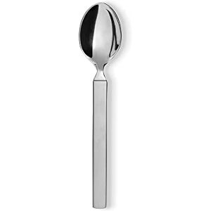 Alessi Dry Coffee Spoon, Set of 6, (4180/8), Silver Alessi Dry Coffee Spoon, Set of 6, (4180/8), Silver